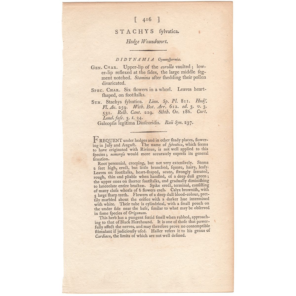 James Sowerby English Botany