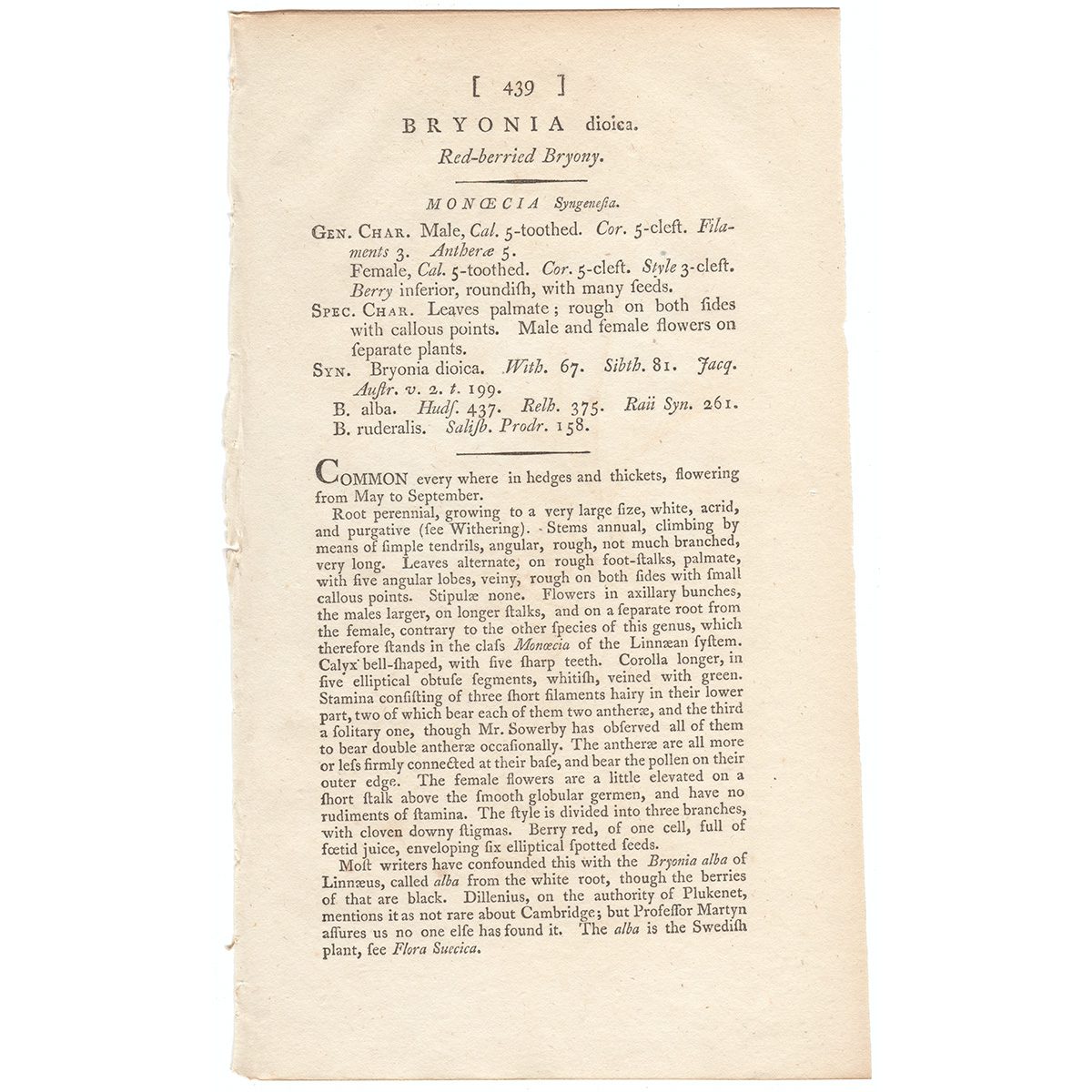 James Sowerby English Botany