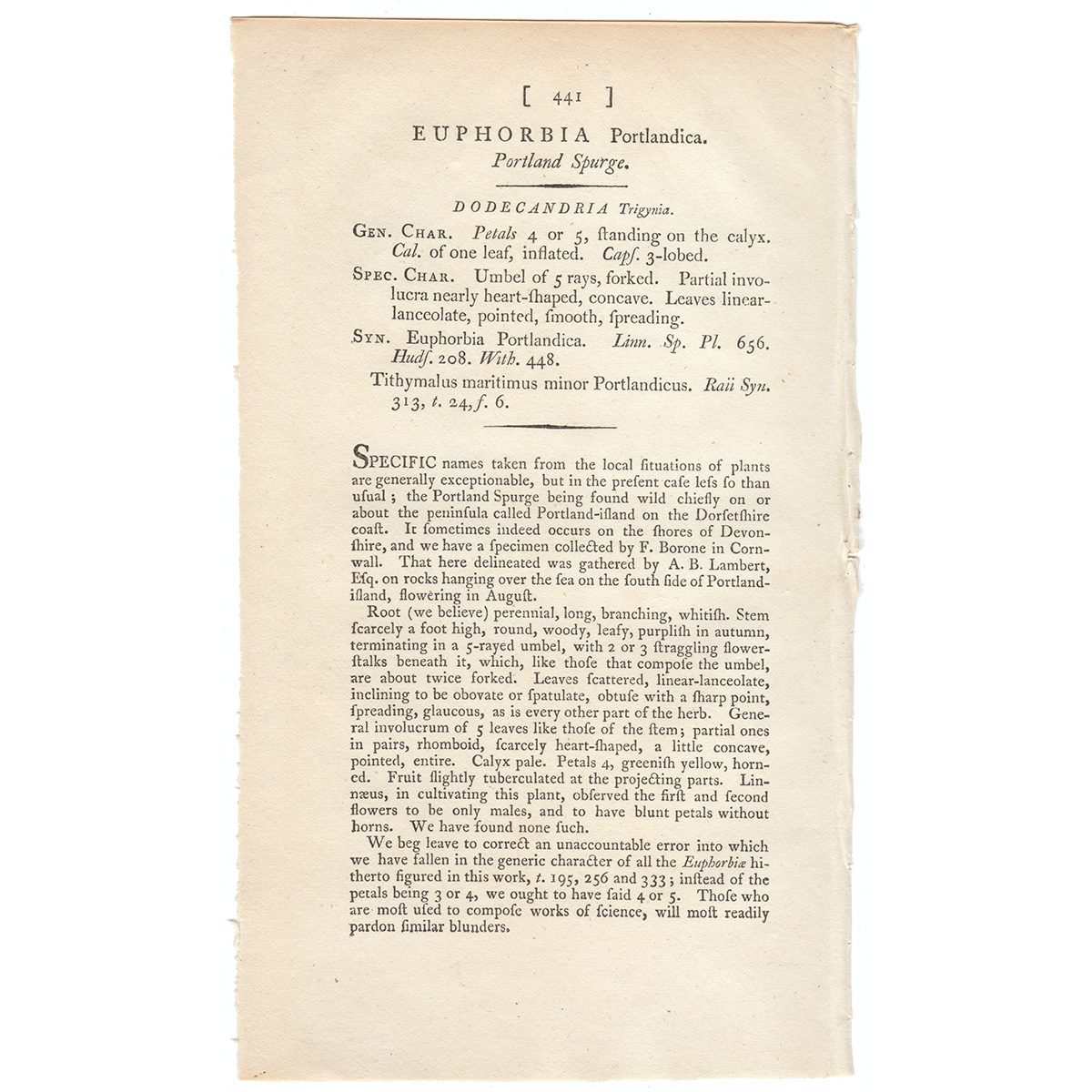 James Sowerby English Botany