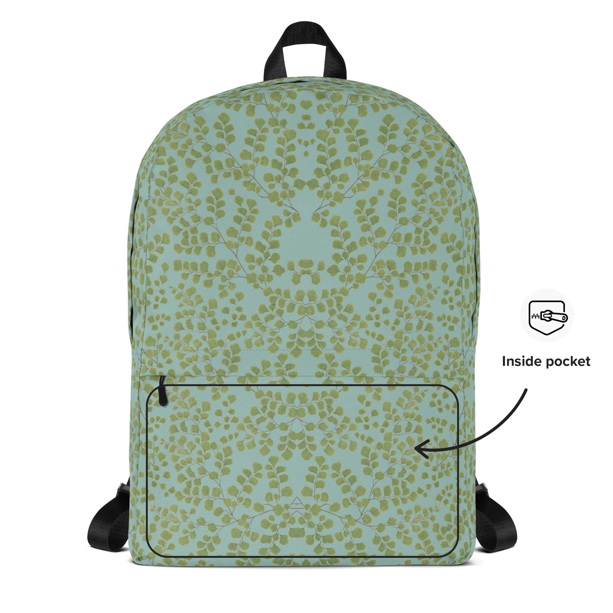Backpack with Laptop Pocket - Maidenhair Fern Hiking Collection