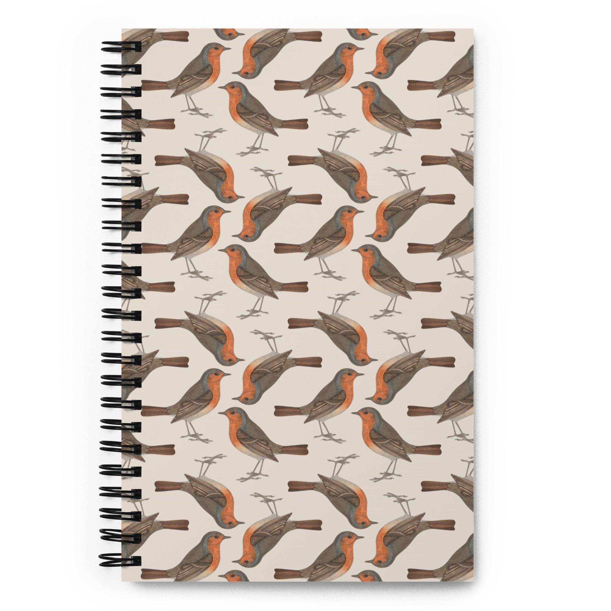 Spiral-Bound Journal - Robin Birdwatching Collection