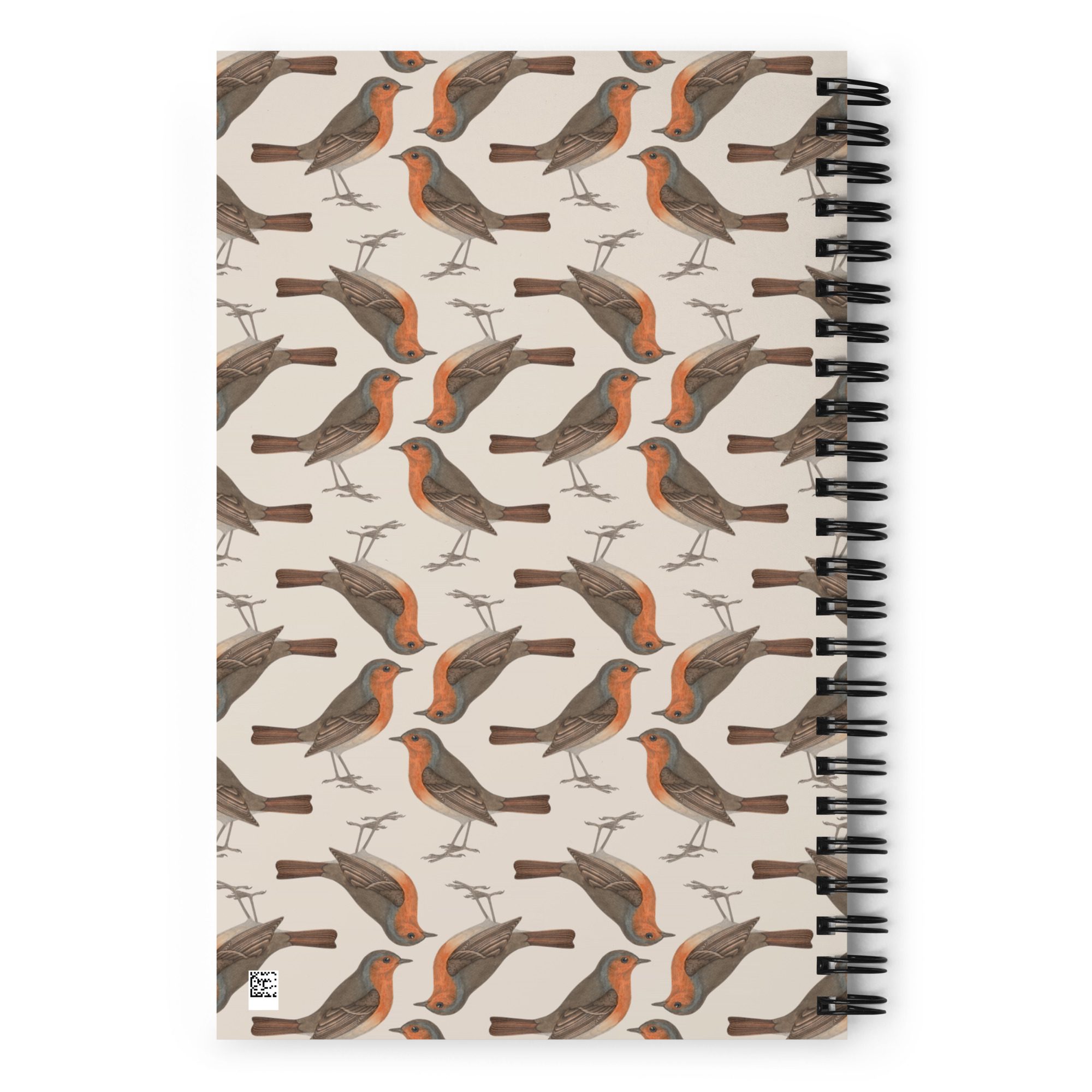 Spiral-Bound Journal - Robin Birdwatching Collection