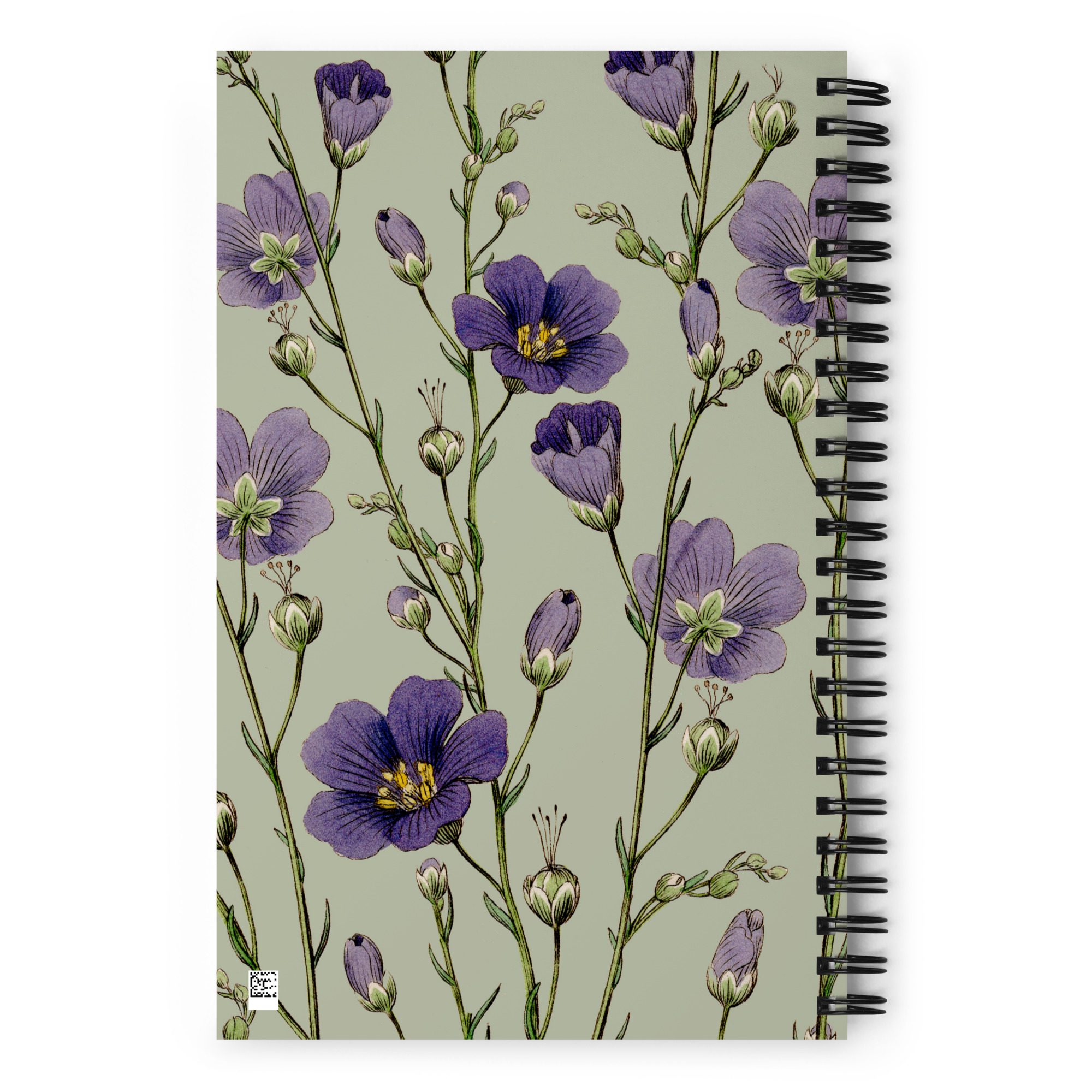 Spiral-Bound Journal - Violet Linum Gardening Collection