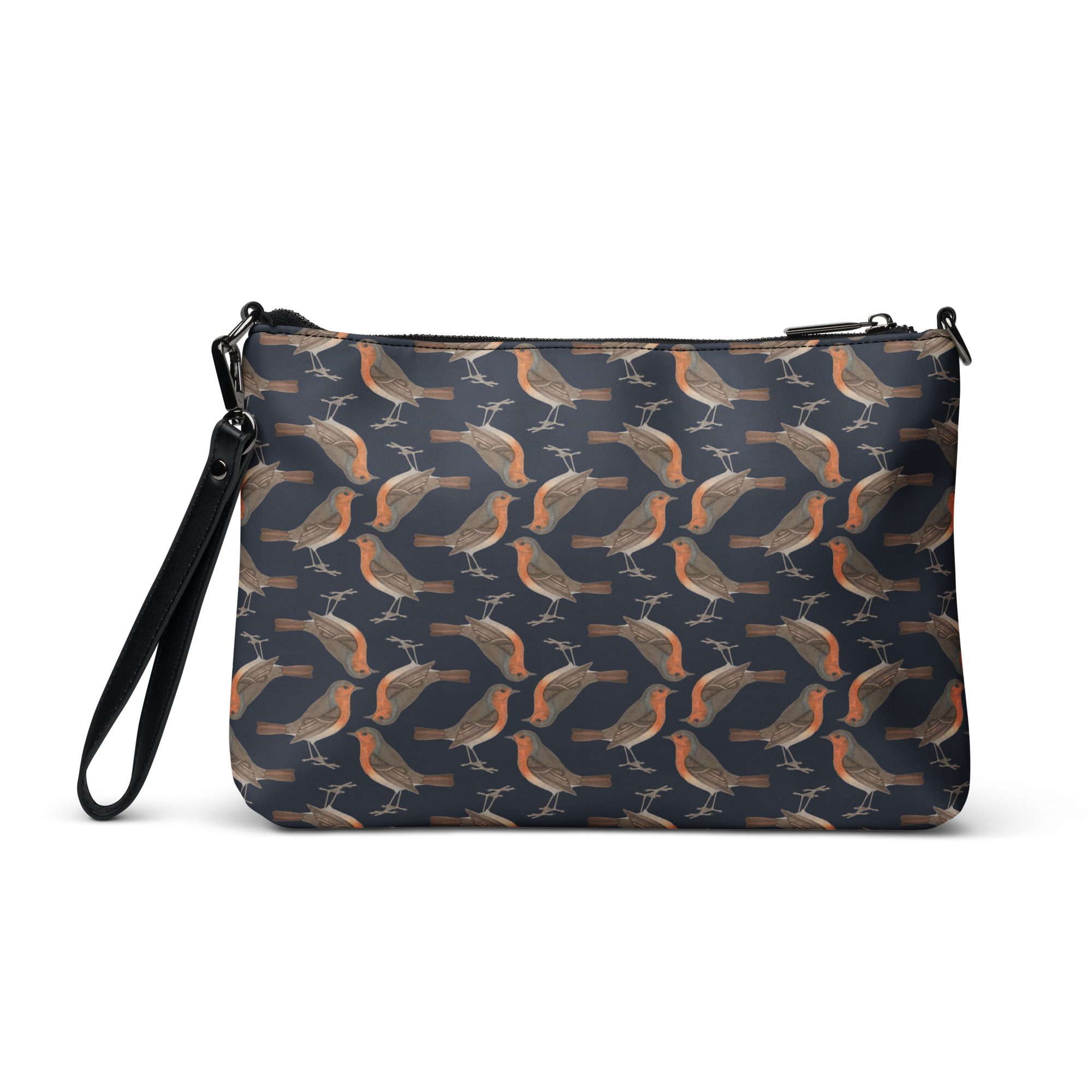 Crossbody Bag - Robin Birdwatching Collection - Navy
