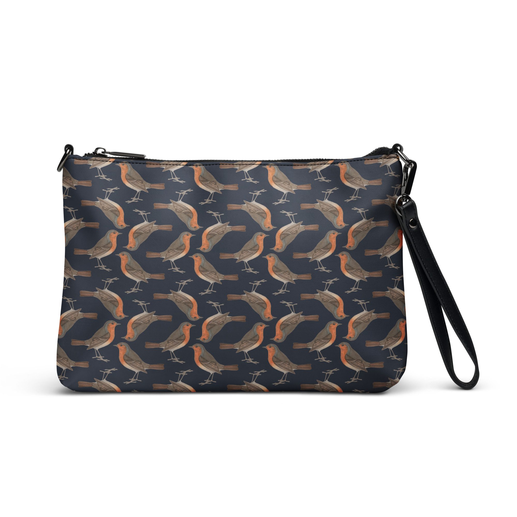 Crossbody Bag - Robin Birdwatching Collection - Navy