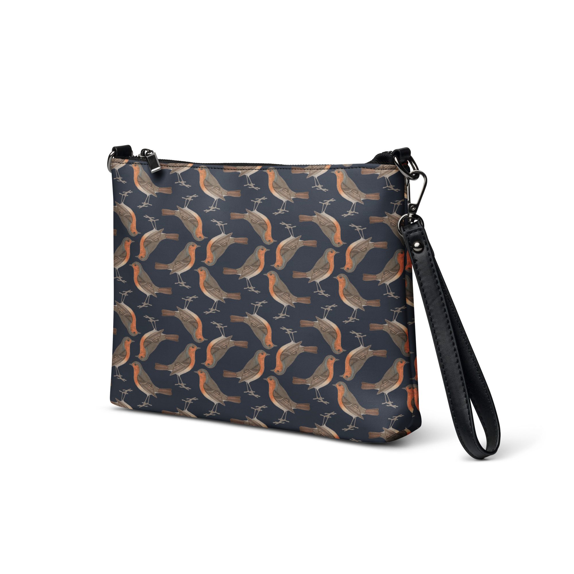 Crossbody Bag - Robin Birdwatching Collection - Navy