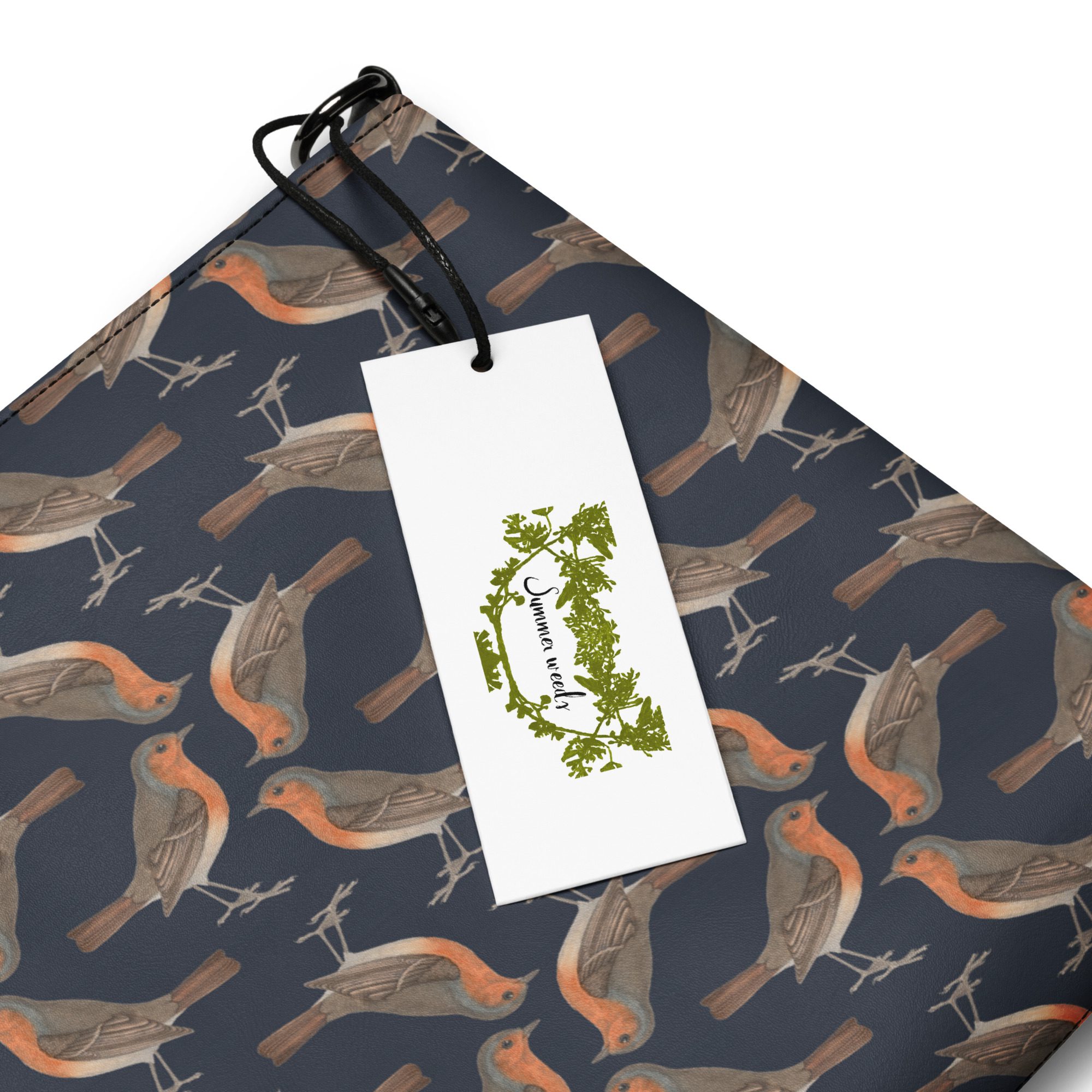 Crossbody Bag - Robin Birdwatching Collection - Navy