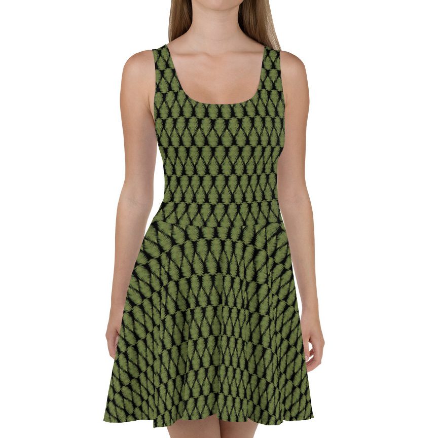 Sleeveless Mid-thigh Dress - Greenleaf Hiking Collection - Small
