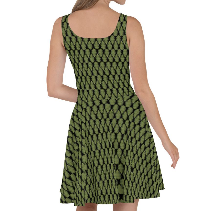 Sleeveless Mid-thigh Dress - Greenleaf Hiking Collection - Small