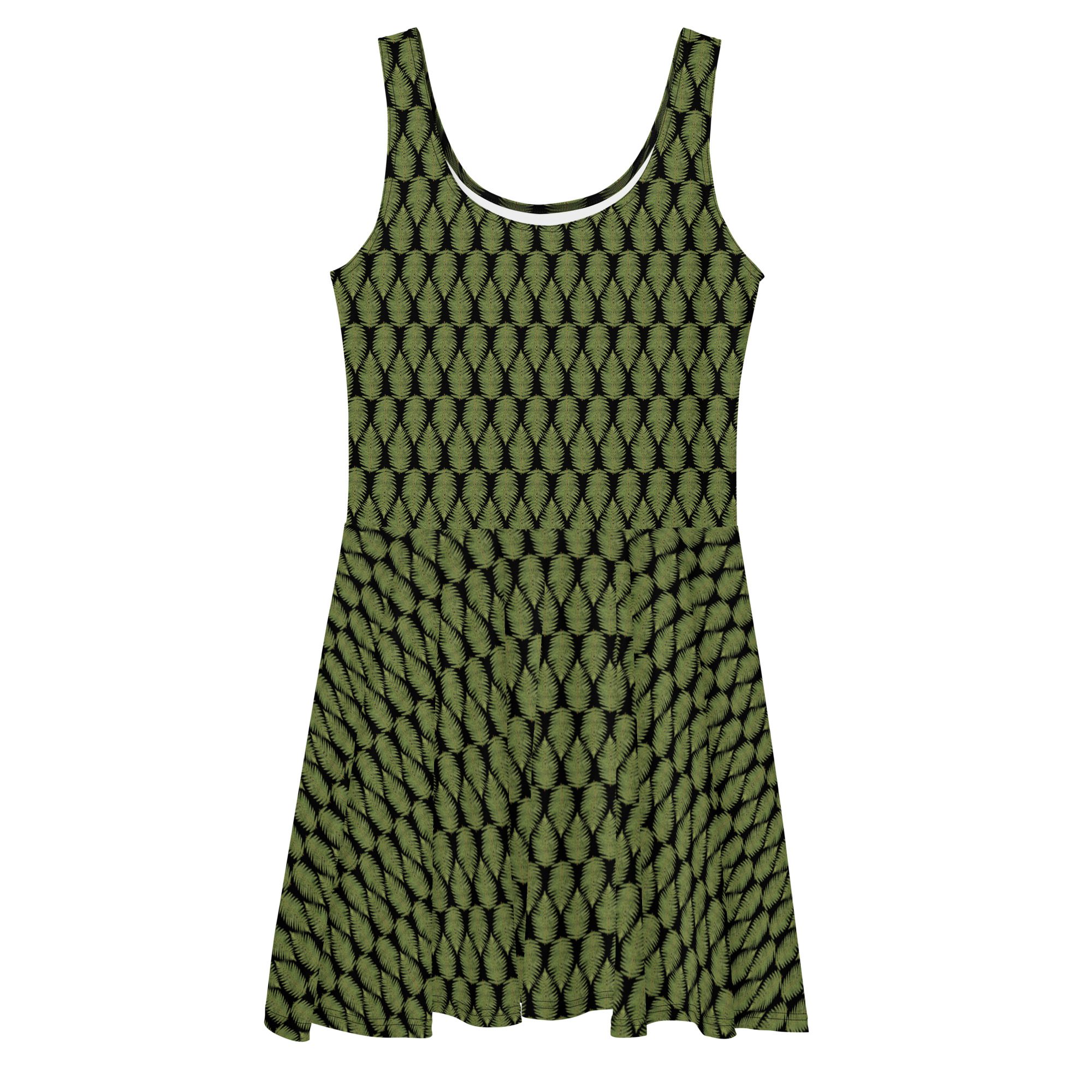 Sleeveless Mid-thigh Dress - Greenleaf Hiking Collection - Small