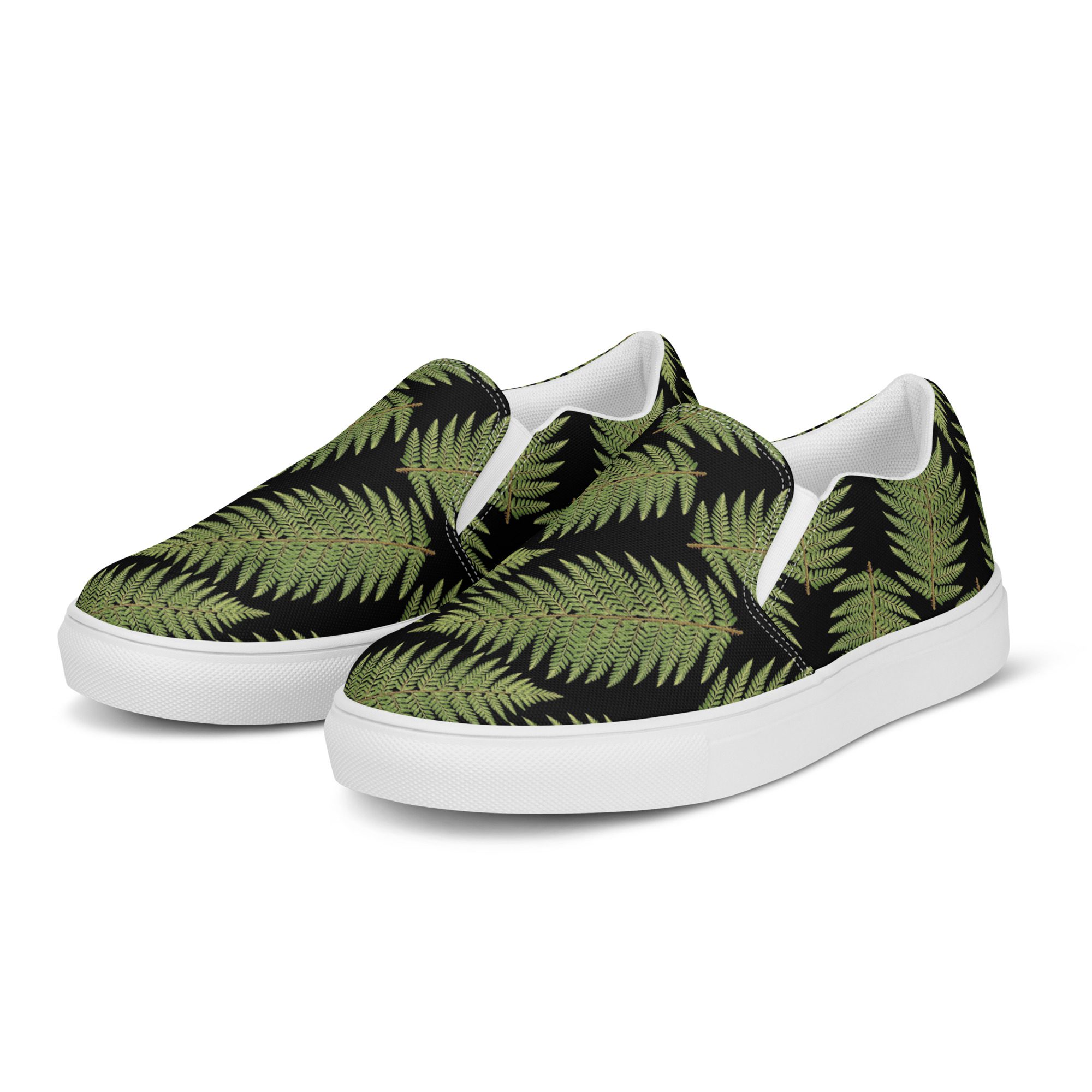 Men’s Slip-On Canvas Shoe - Greenleaf Fern Hiking Collection