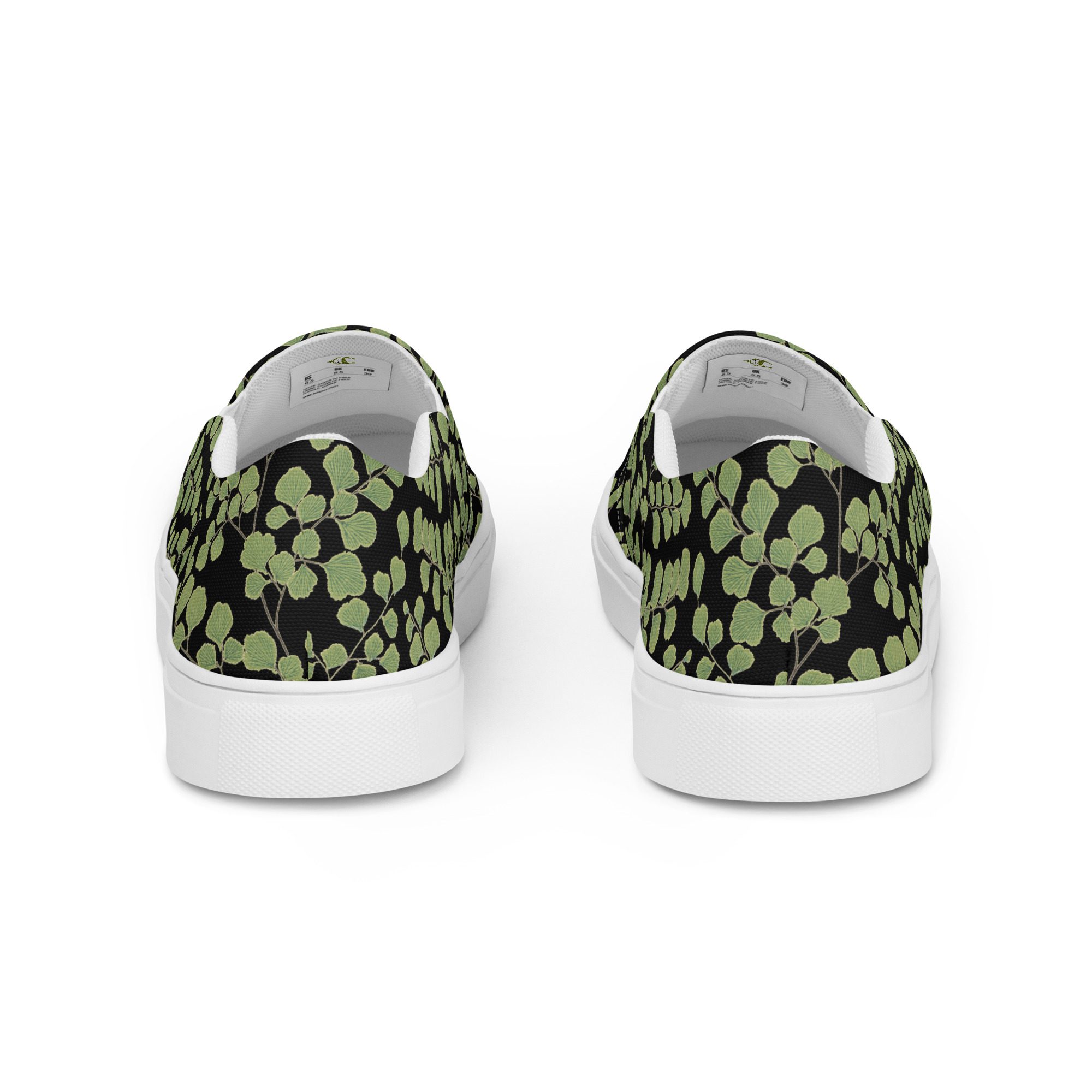 Women’s Slip-On Canvas Shoe - Maidenhair Fern Hiking Collection - Black