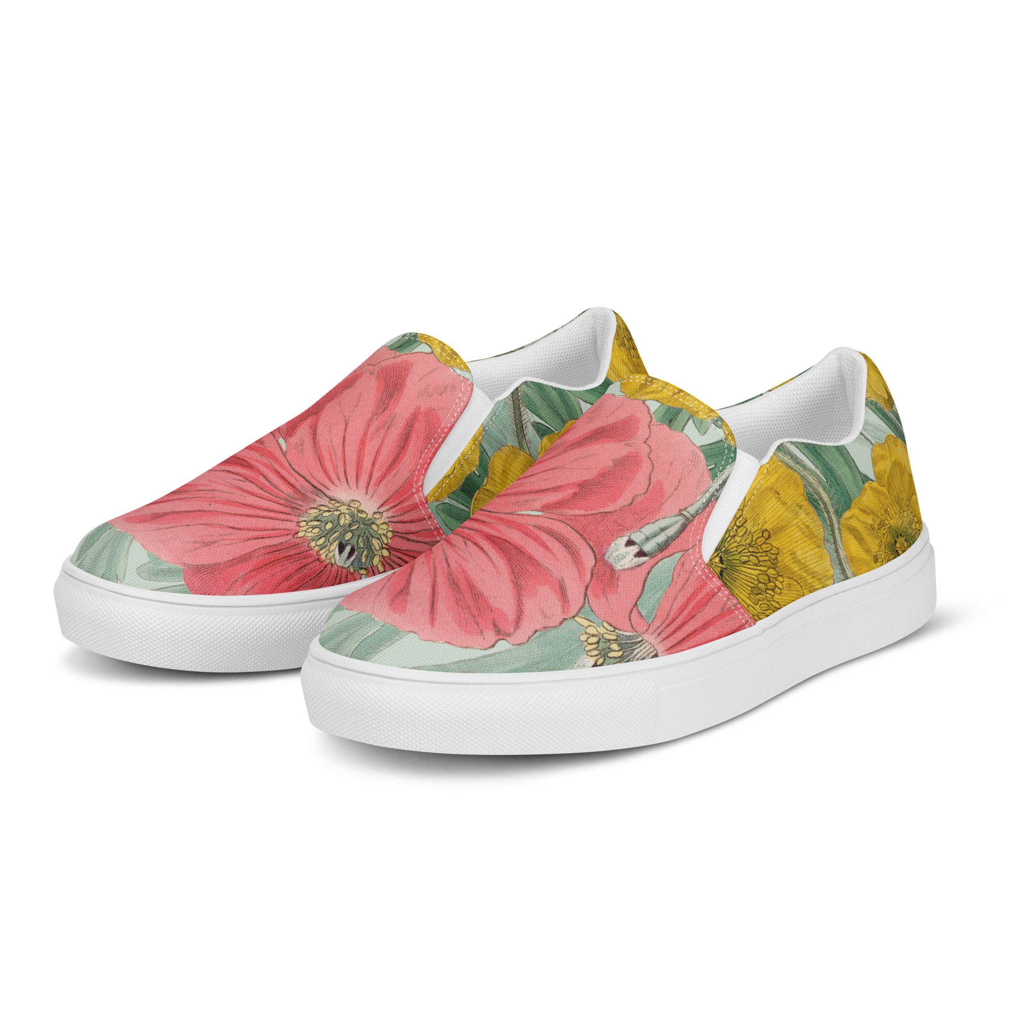 Women’s Slip-On Canvas Shoe - Summer Bouquet Gardening Collection