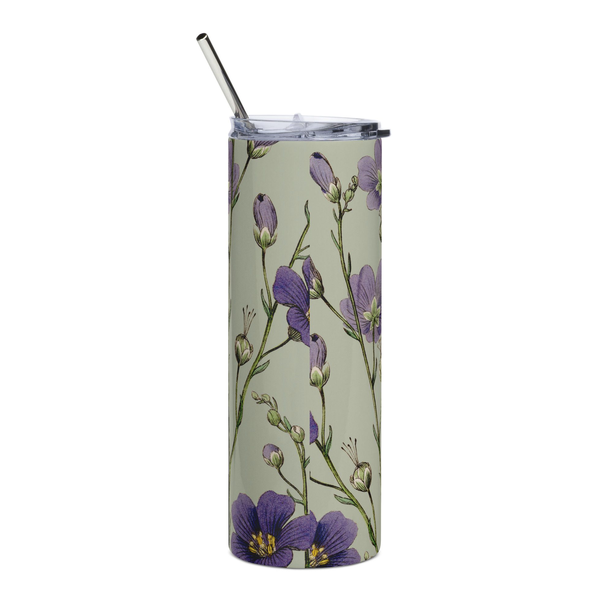 Stainless Steel Tumbler - Violet Linum Gardening Collection