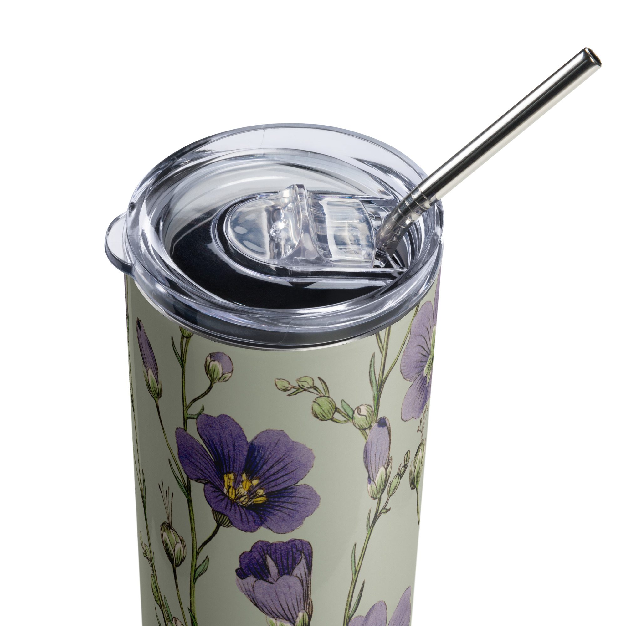 Stainless Steel Tumbler - Violet Linum Gardening Collection