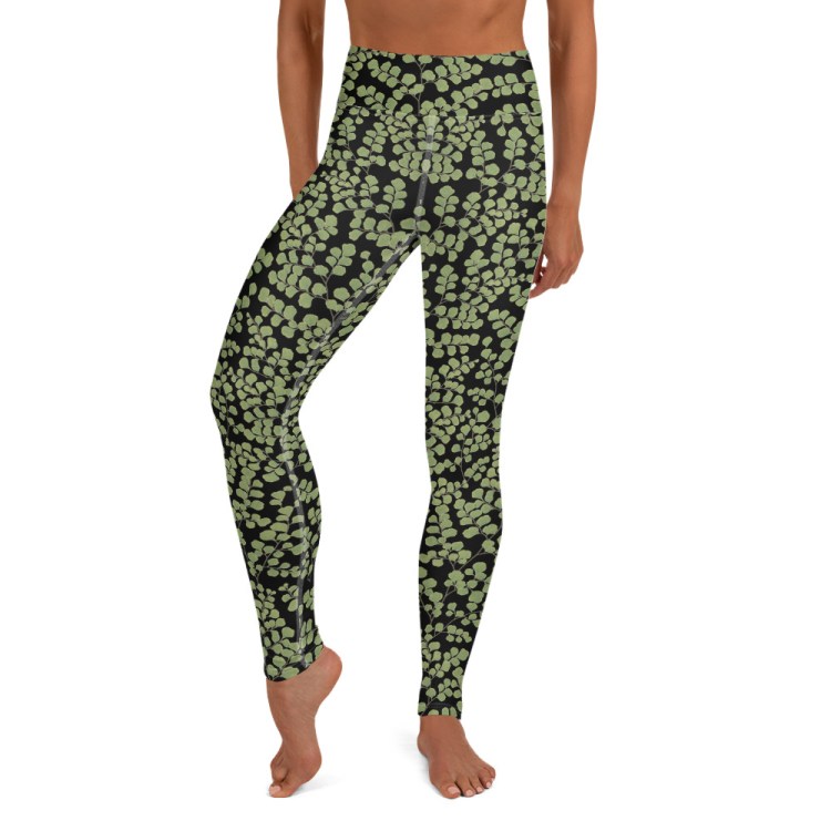 Yoga Leggings - Maidenhair Hiking Collection - Black