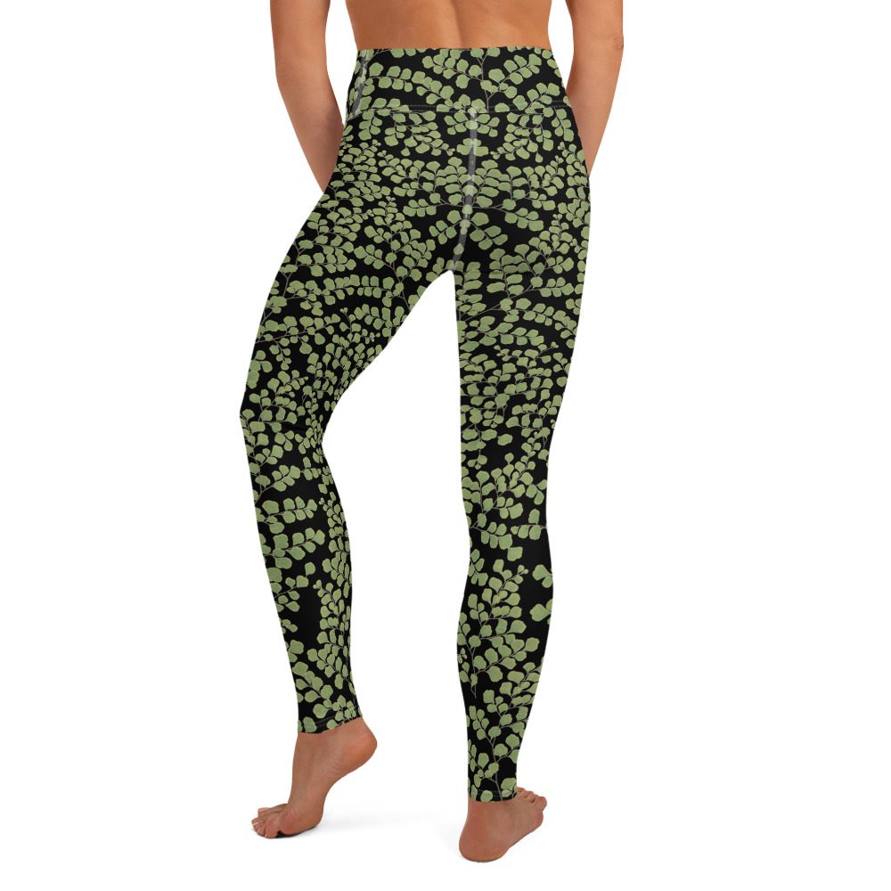 Yoga Leggings - Maidenhair Hiking Collection - Black
