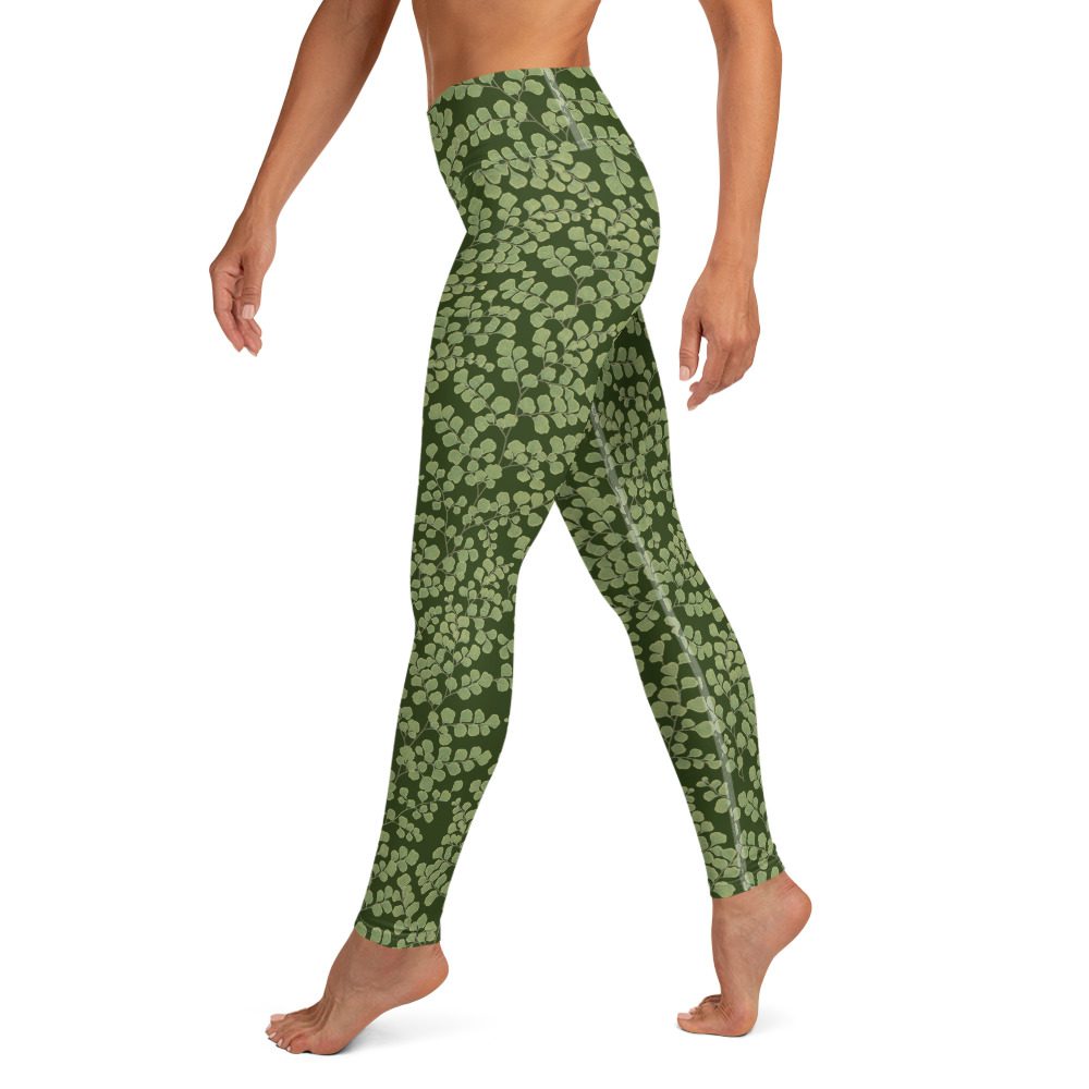 Yoga Leggings - Maidenhair Hiking Collection - Leaf Green
