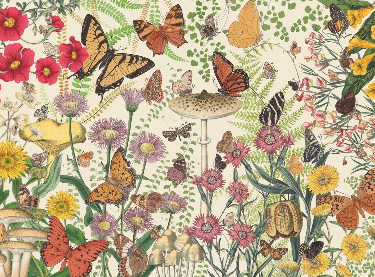 Wildflower Garden: 1,000-Piece Vintage Botanical Jigsaw Puzzle